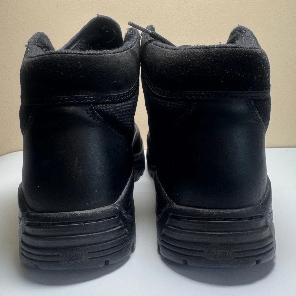 Magnum Midnite Plus 5204 Mens Black Steel Toe Tactical‎ Work Boots Size 11
